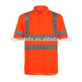 Hi-Vis Birdseye Mesh Kurzarm T-Shirt mit reflektierendem Tape ANSI Class 3 Workwear